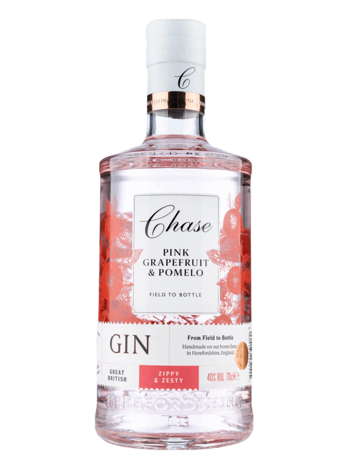 Chase Pink Grapefruit Gin bottle – Chase Distillery