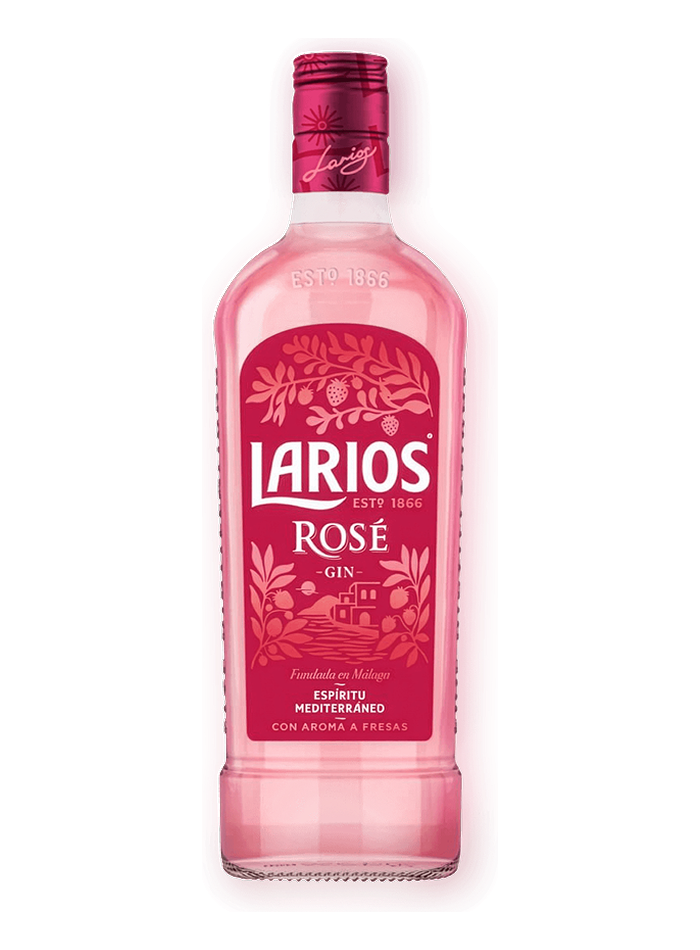Larios Rosé bottle – Larios