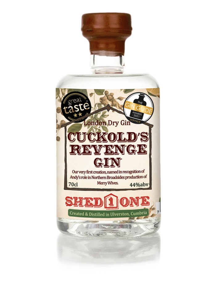 Bouteille de Shed 1 Gin Cuckold's Revenge – Shed One Distillery