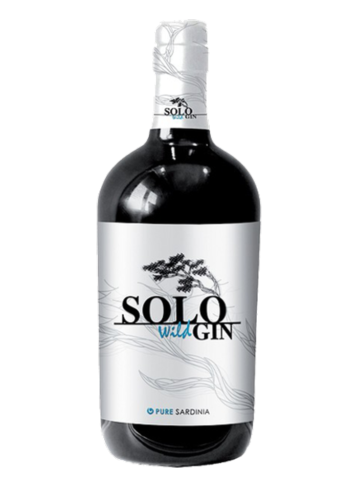 SOLO Wild Gin bottle – Pure Sardinia