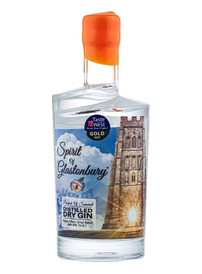 Spirit of Glastonbury Spiced Orange & Ginger Gin bottle – Spirit of Glastonbury