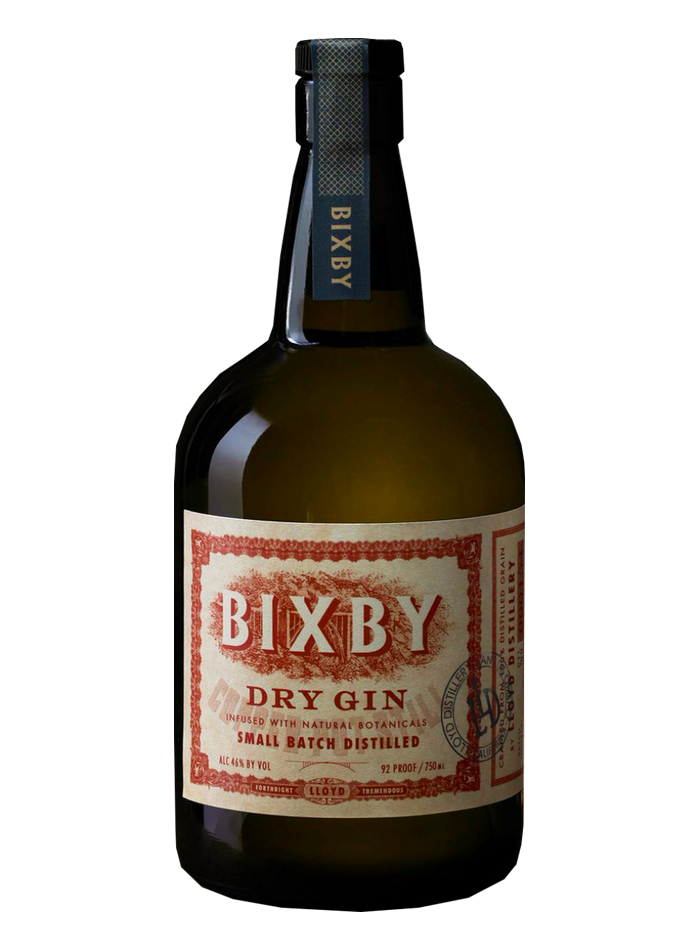 Bixby Dry Gin bottle – Lloyd Distillery
