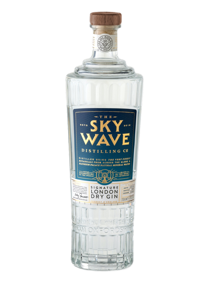 Sky Wave Signature London Dry Gin bottle – Sky Wave