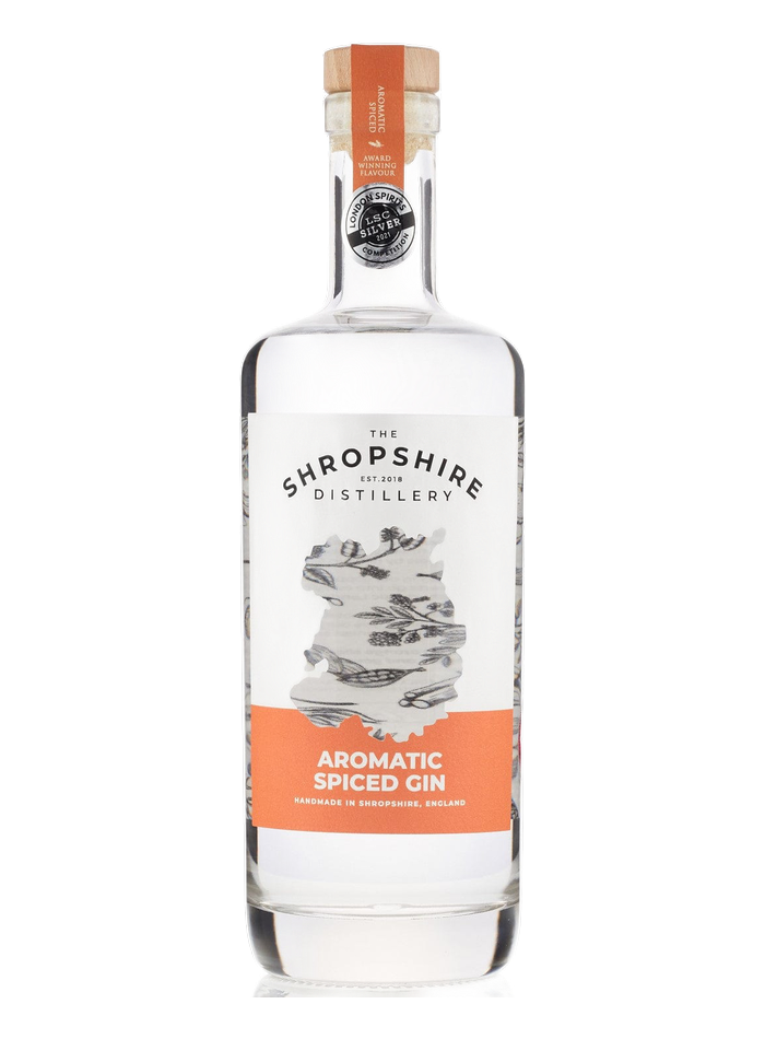 Bouteille de The Shropshire Distillery Aromatic Spiced Gin – The Shropshire Distillery