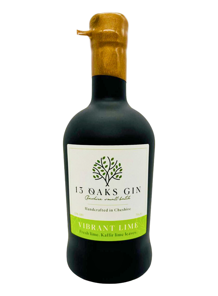 13 Oaks Vibrant Lime Gin bottle – 13 Oaks Gin