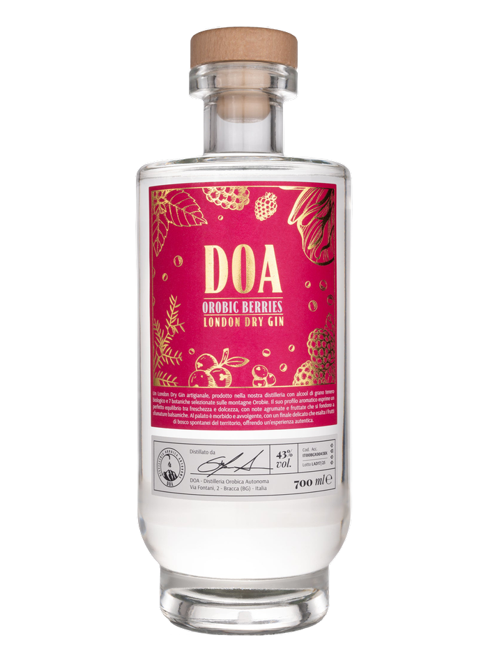 DOA Orobic Berries London Dry Gin bottle – DOA