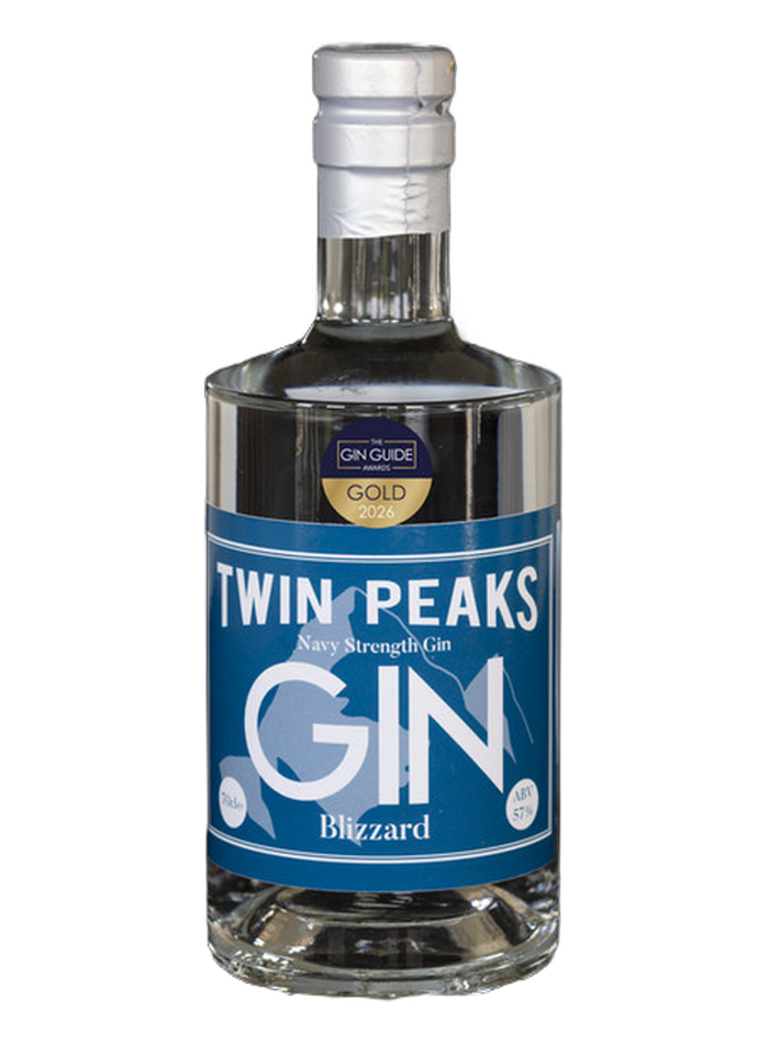Twin Peaks Blizzard Navy Strength Gin bottle – Twin Peaks Gin