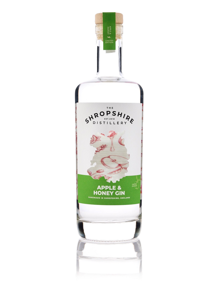 The Shropshire Distillery Apple & Honey Gin bottle – The Shropshire Distillery