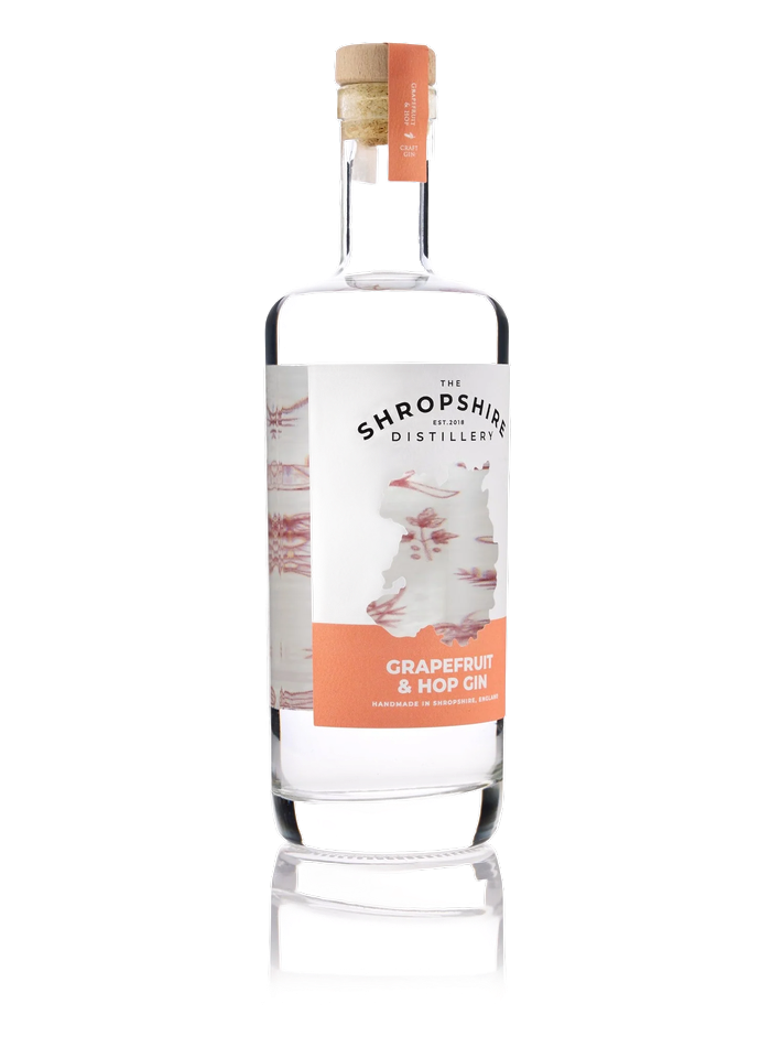 The Shropshire Distillery Grapefruit & Hop Gin bottle – The Shropshire Distillery