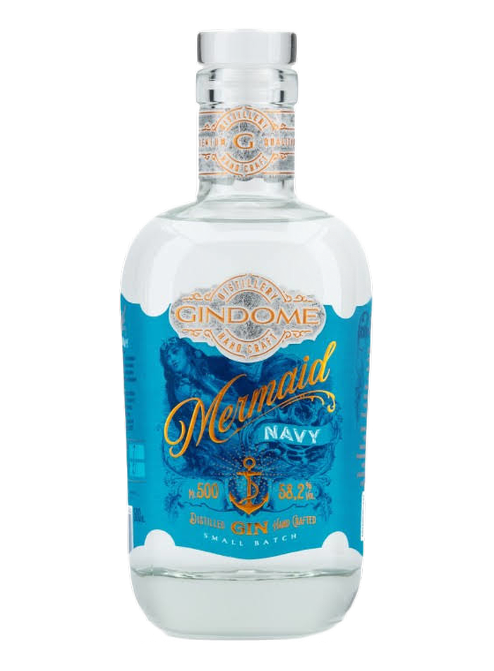 Gindome Mermaid Navy Gin bottle – Gindome
