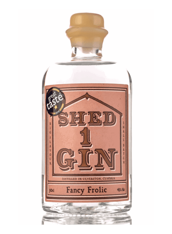 Fancy Frolic Gin bottle – Shed One Distillery