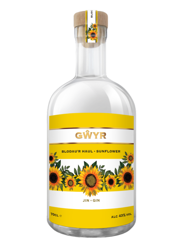 Bouteille de GWYR Sunflower Gin - Blodau'r Haul – The Gower Gin Company