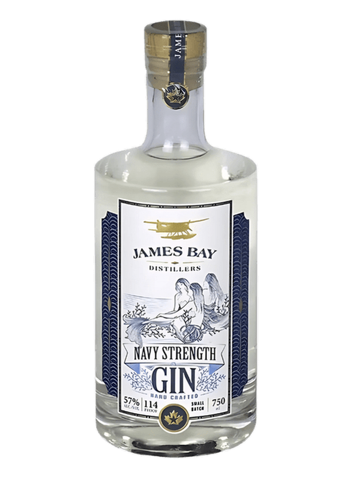 James Bay Navy Strength Gin bottle – James Bay Distillers