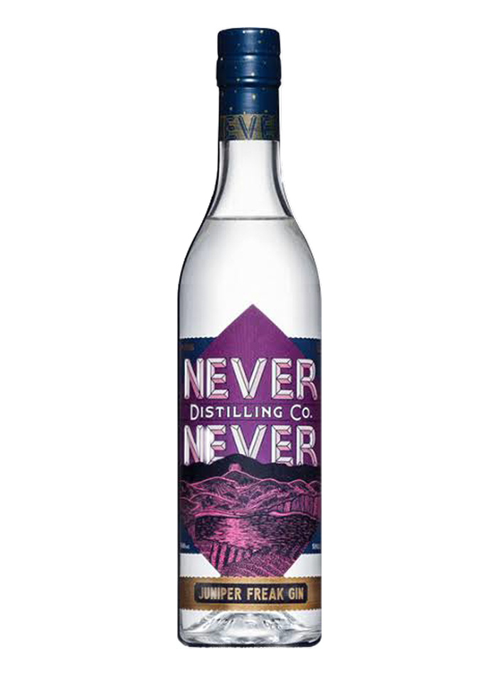 Never Never Juniper Freak Gin bottle – Never Never Distilling Co.
