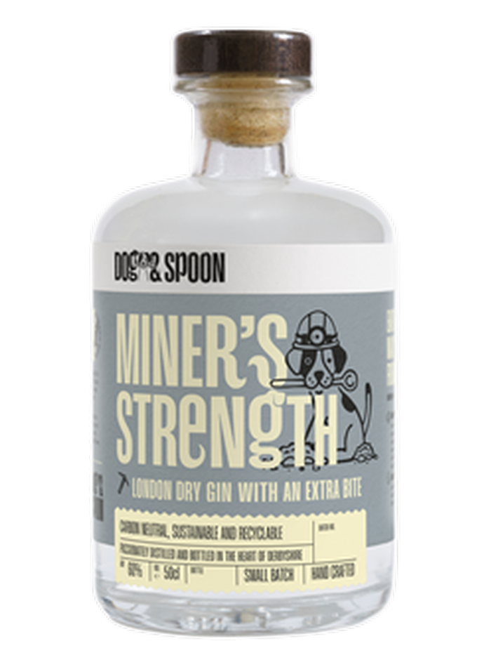 Miner's Strength London Dry Gin bottle – Dog and Spoon Distillery