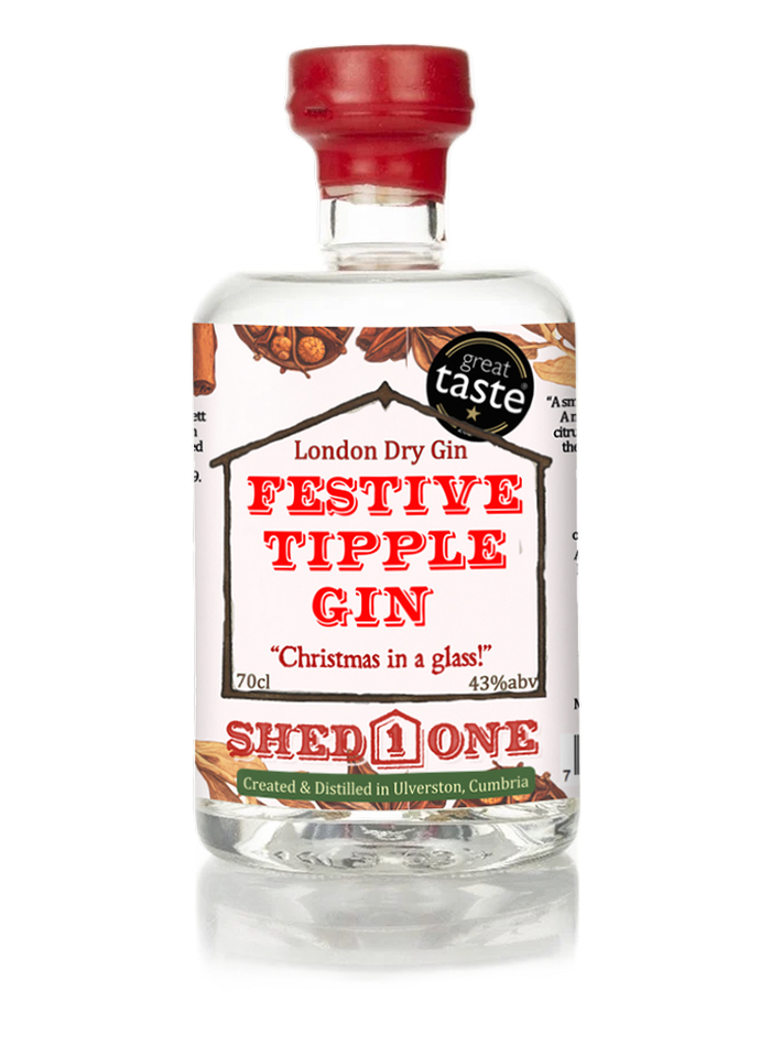 Shed One Festive Tipple Gin bottle – Shed 1 Gin