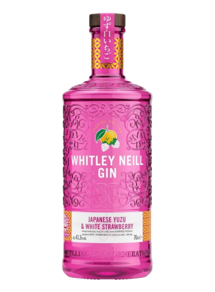 Whitley Neill Japanese Yuzu & White Strawberry Gin bottle – Whitley Neill