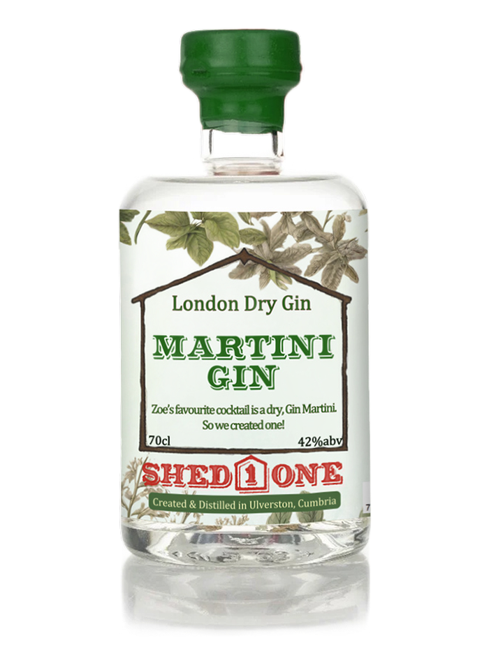 Shed One Martini Gin bottle – Shed 1 Gin