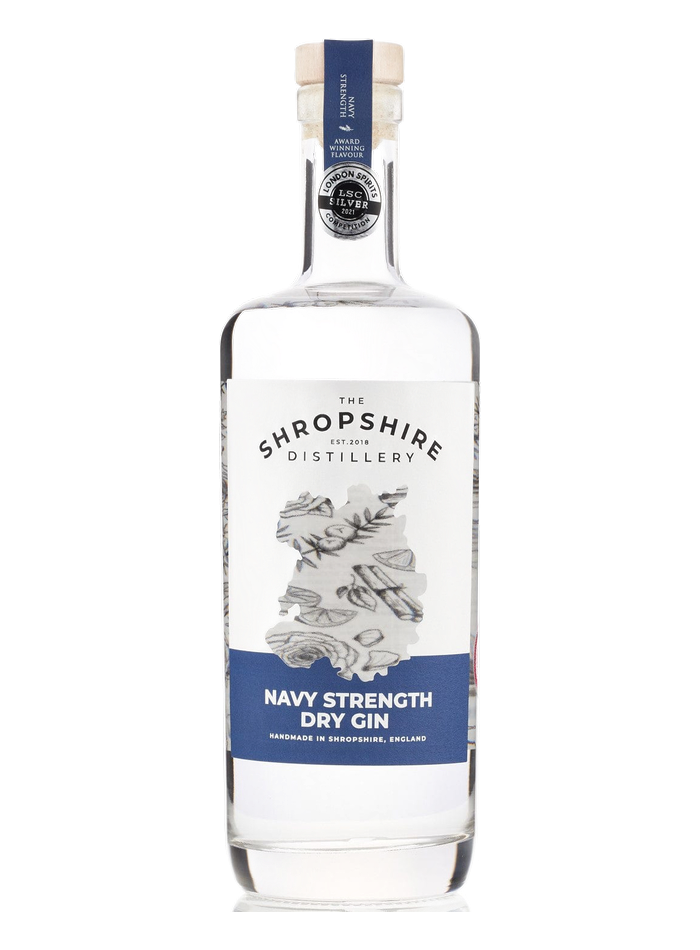 The Shropshire Distillery Navy Strength Gin bottle – The Shropshire Distillery