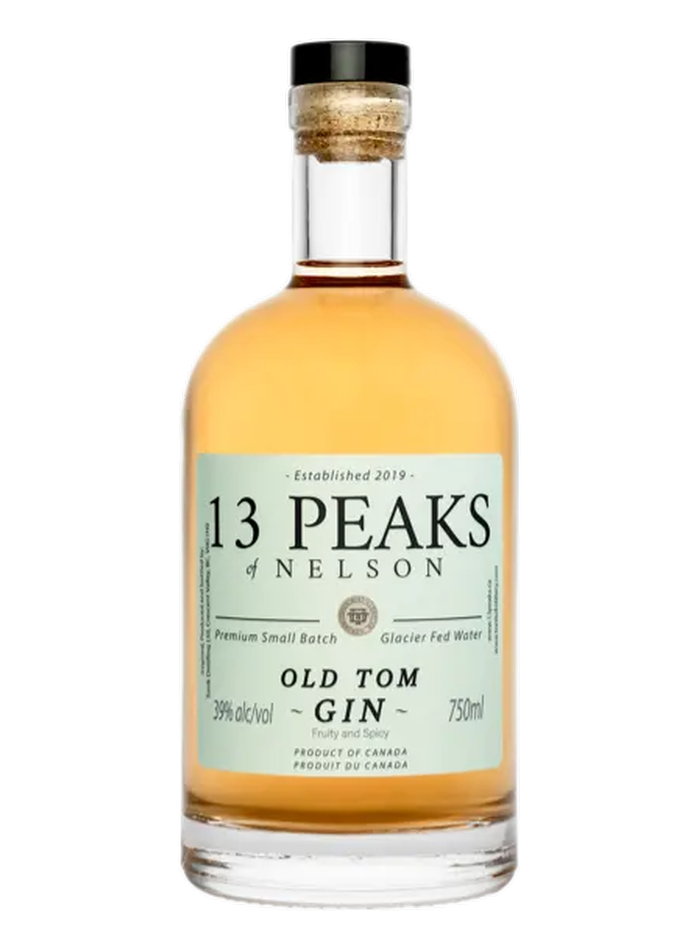 13 Peaks Old Tom Gin bottle – 13 Peaks