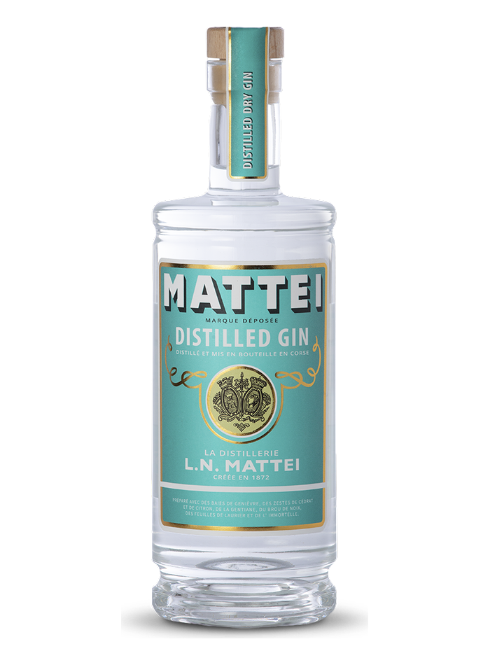 Distilled Dry Gin LN Mattei bottle – Distillerie L.N. Mattei