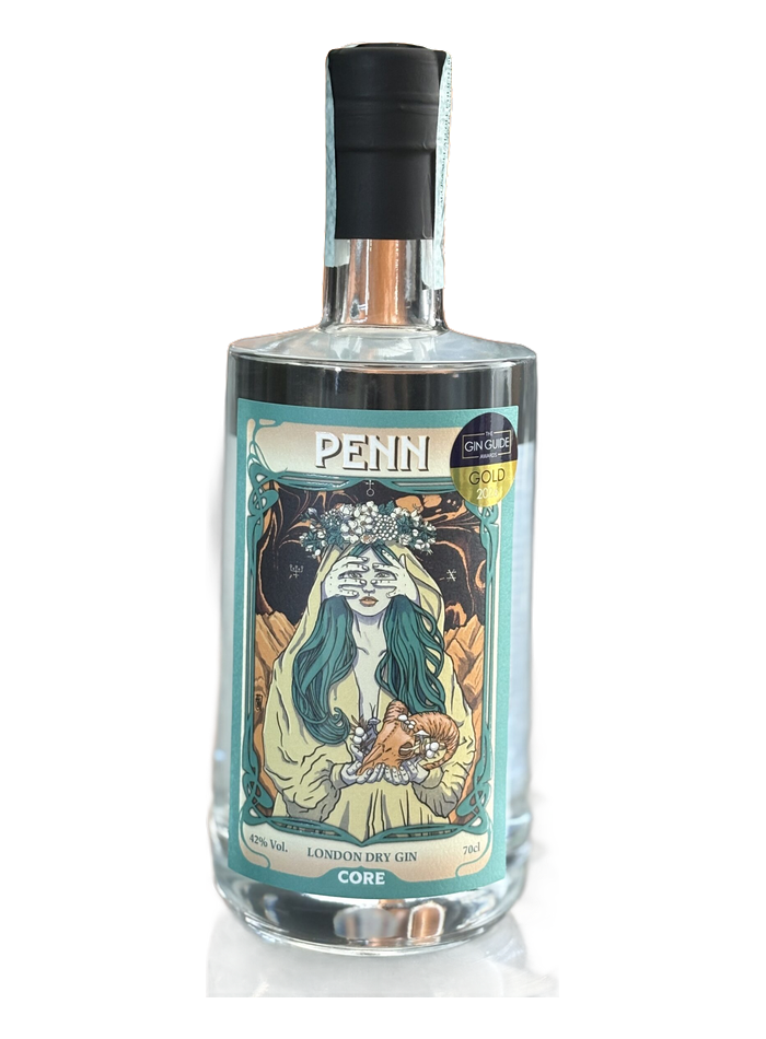 Bouteille de PENN London Dry Gin – Core Distillery