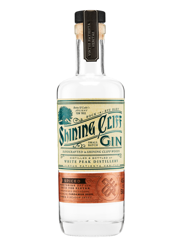 Bouteille de Shining Cliff Spiced Gin – White Peak Distillery