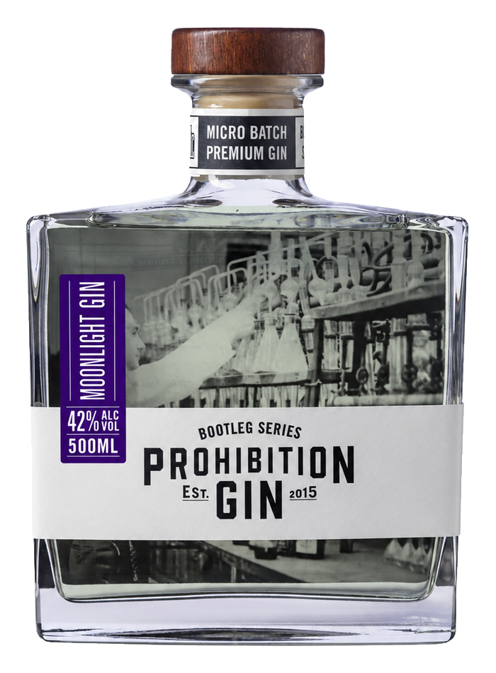Moonlight Gin bottle – Prohibition Liquor Co.