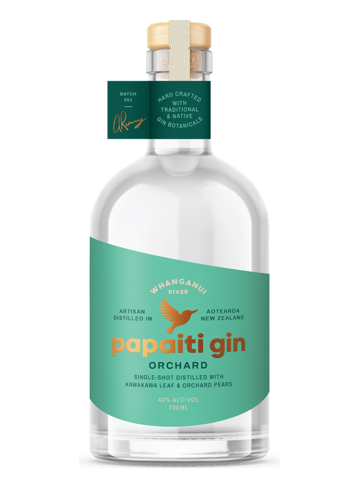 Orchard Gin bottle – Papaiti Gin