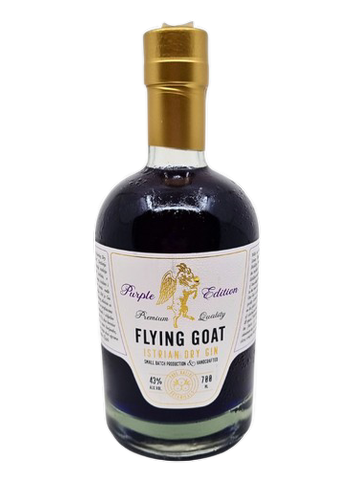 Flying Goat Istrian Dry Gin Purple Edition bottle – Istarska Kapljica