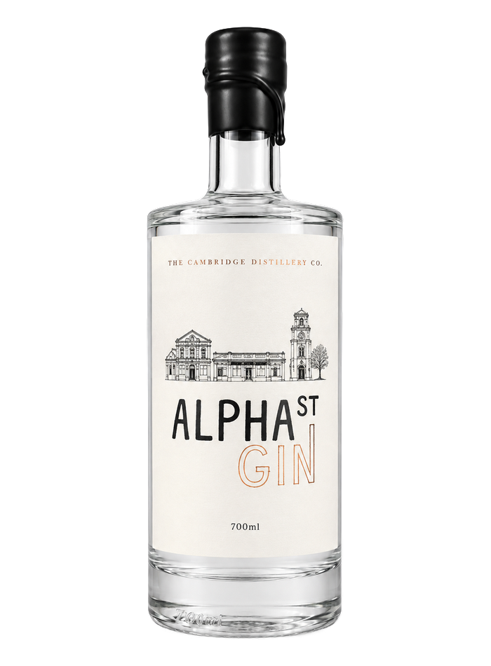 Bouteille de Alpha Street Gin – The Cambridge Distillery Co.