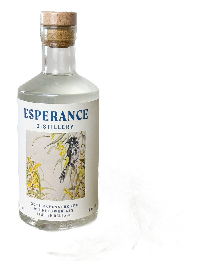 2025 Ravensthorpe Wildflower Gin Limited Release bottle – Esperance Distillery Co