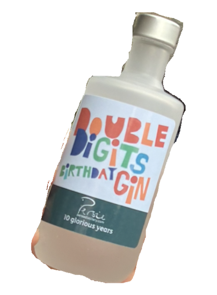 Double Digits Gin bottle – Persie Distillery