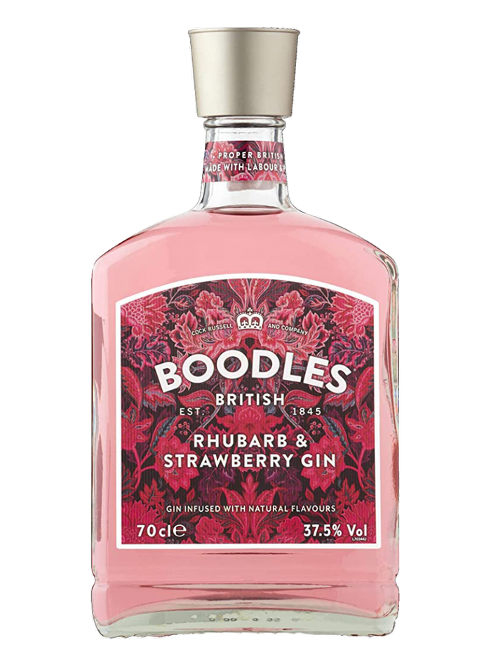 Boodles Rhubarb & Strawberry Gin bottle – Boodles