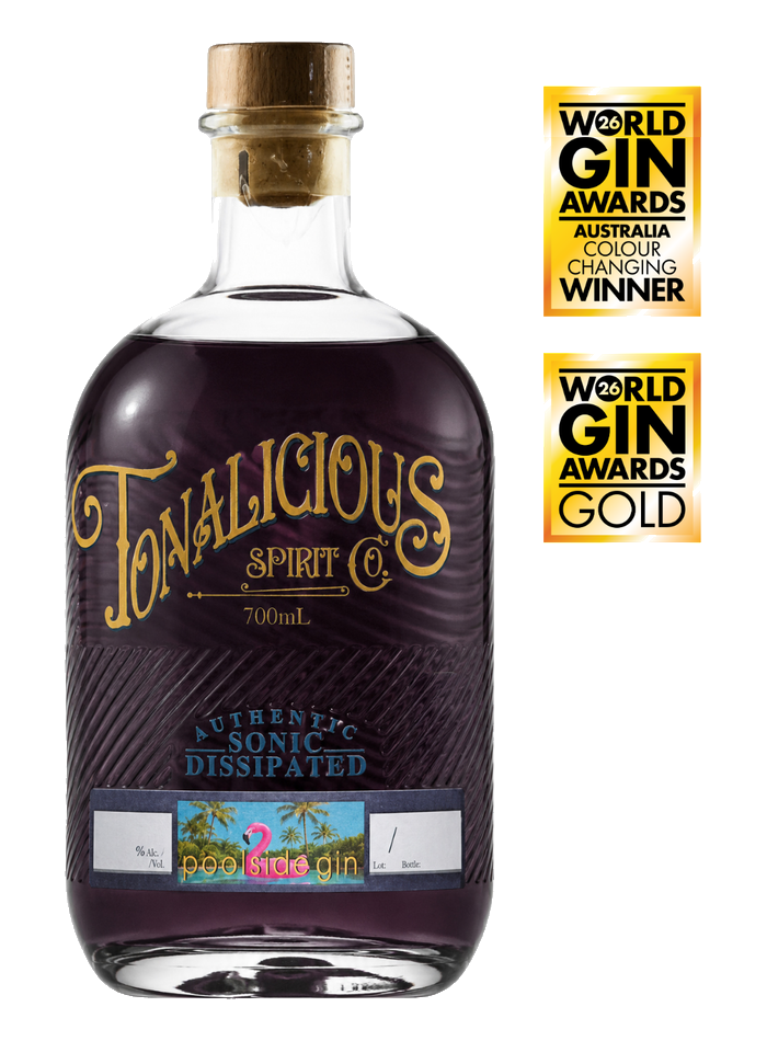 Tonalicious Poolside Gin bottle – Tonalicious Spirit Co