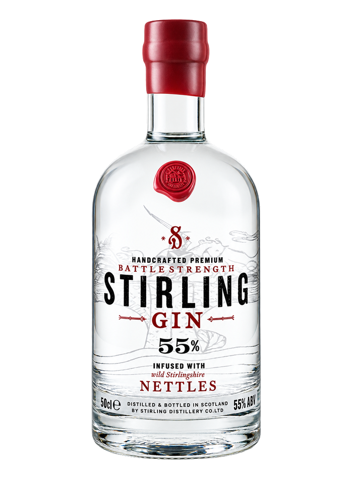 Battle Strength Gin bottle – Stirling