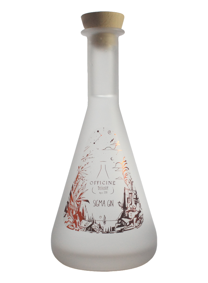 Bouteille de Officine Sigma Gin – Distillerie Officine