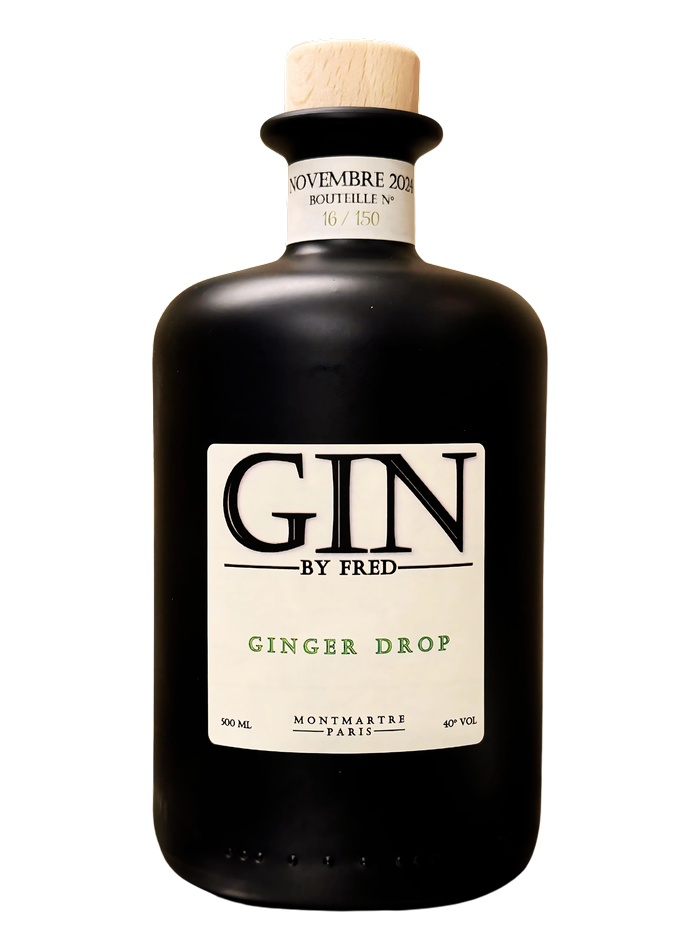 Bouteille de Ginger Drop – Gin by Fred