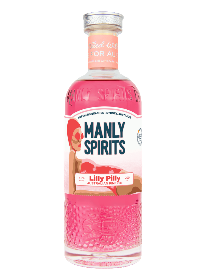 Manly Spirits Lilly Pilly Pink Gin bottle – Manly Spirits Co.