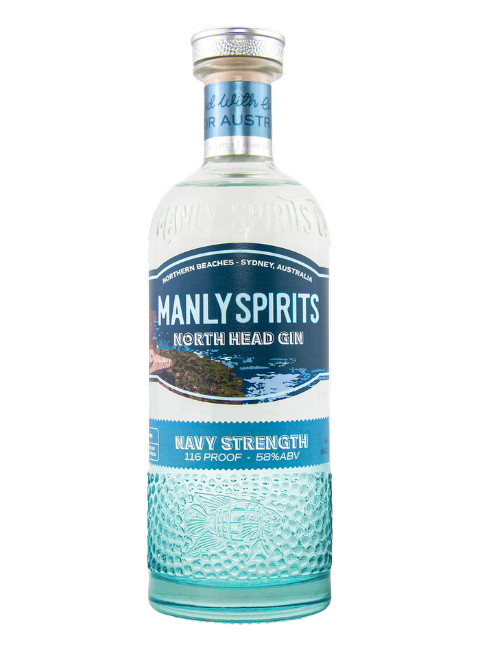 Manly Spirits North Head Navy Strength Gin bottle – Manly Spirits Co.