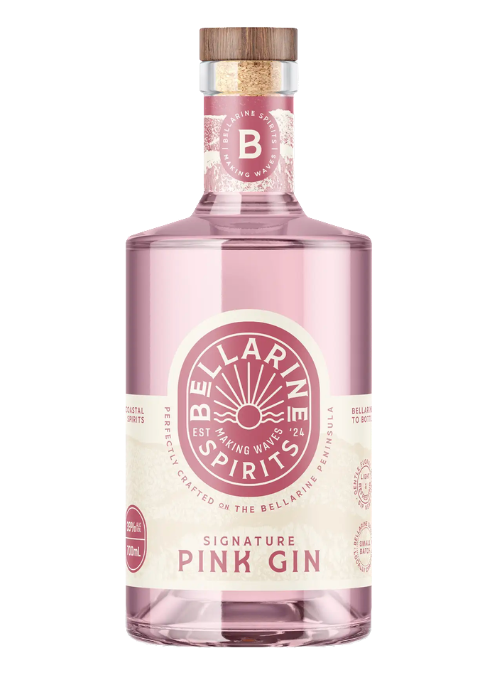 Bellarine Spirits Signature Pink Gin bottle – Bellarine Spirits
