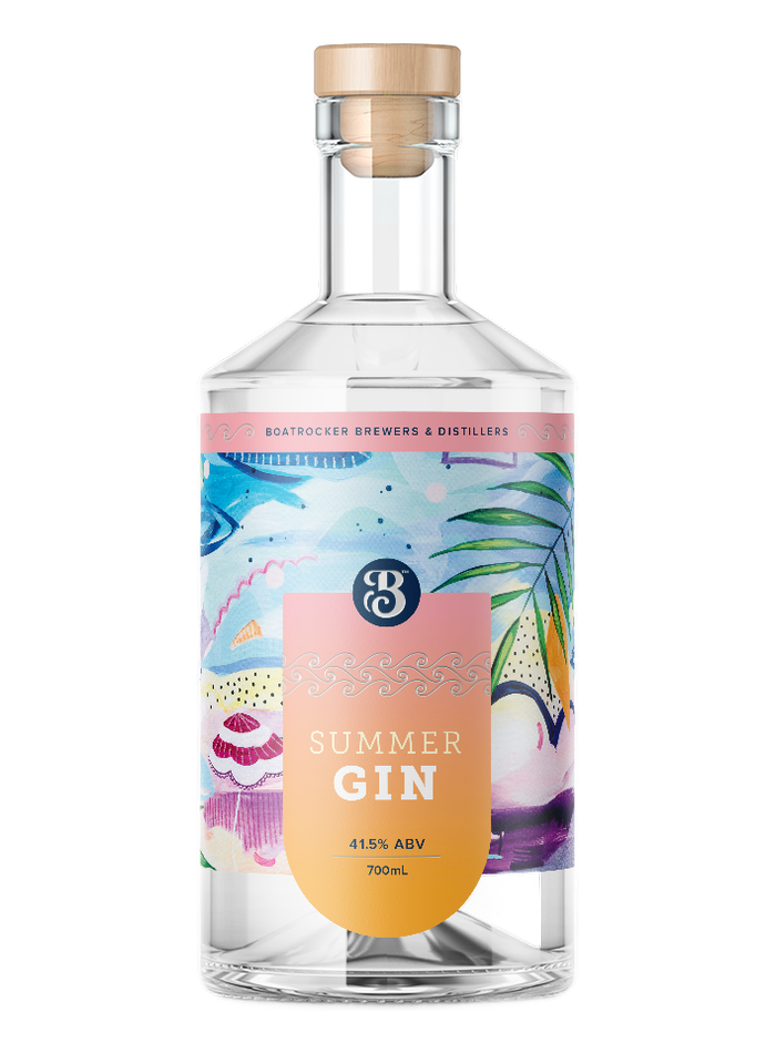 Boatrocker Summer Gin bottle – Boatrocker