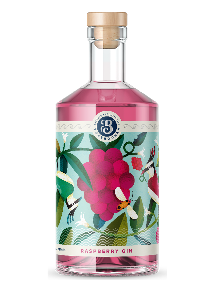 Boatrocker Raspberry Gin bottle – Boatrocker