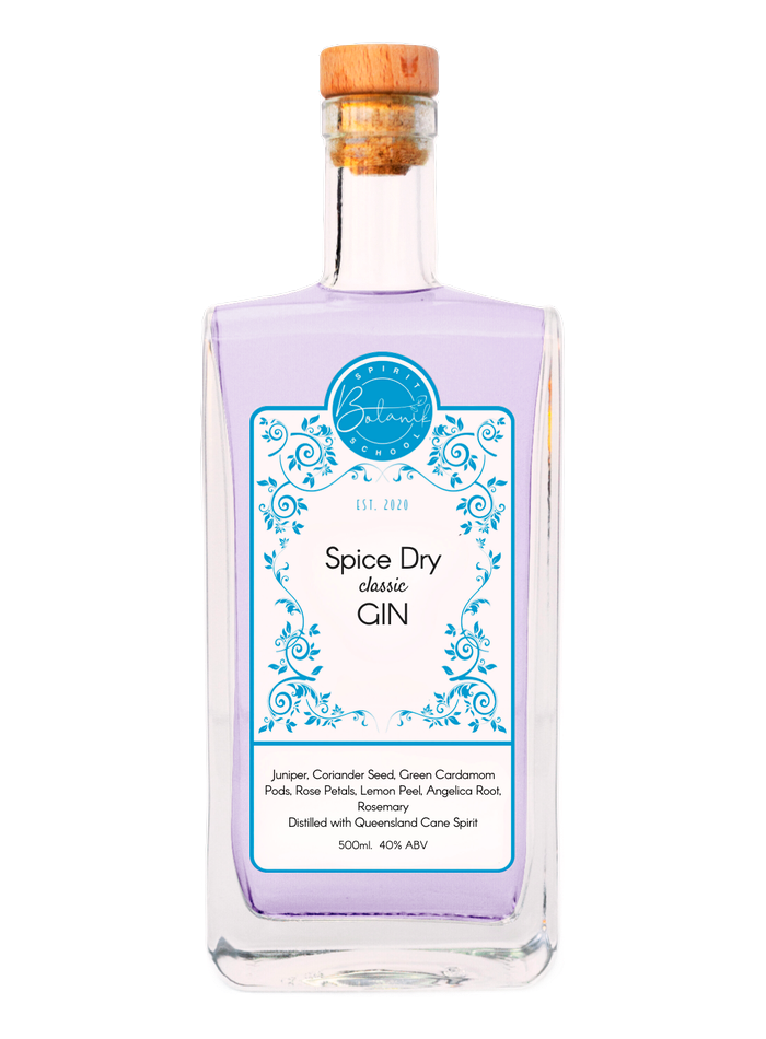 Botanik Spice Dry Gin bottle – Botanik