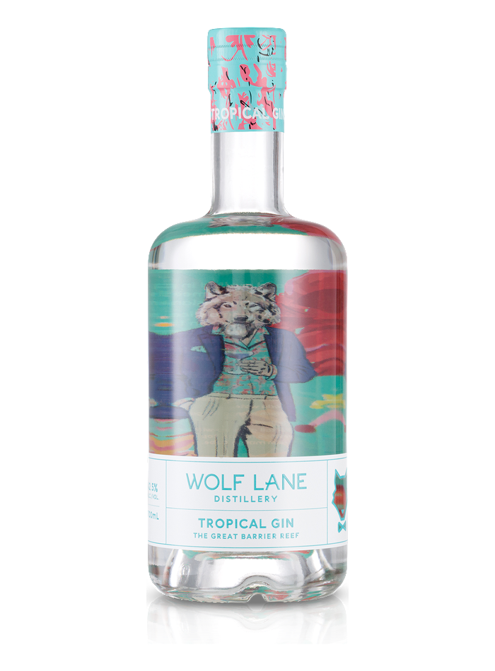 Wolf Lane Tropical Gin bottle – Wolf Lane Distillery