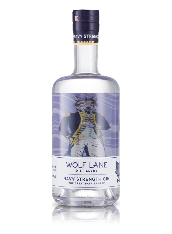 Wolf Lane Navy Strength Gin bottle – Wolf Lane Distillery