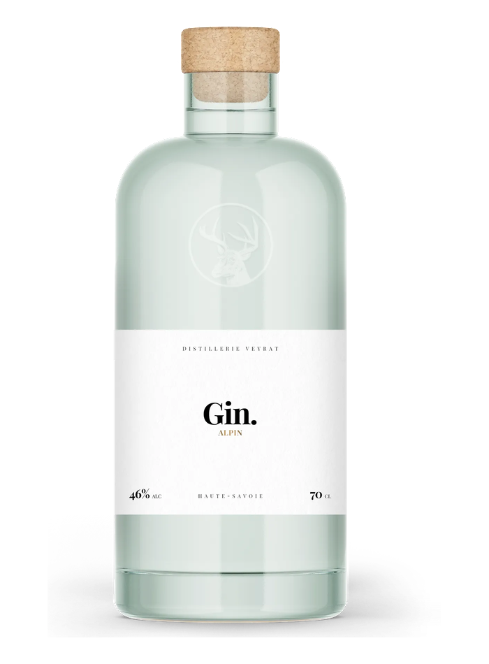 Veyrat Gin Alpin bottle – Brasserie & Distillerie Veyrat