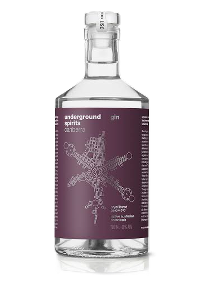 Underground Spirits Signature Gin bottle – Underground Spirits