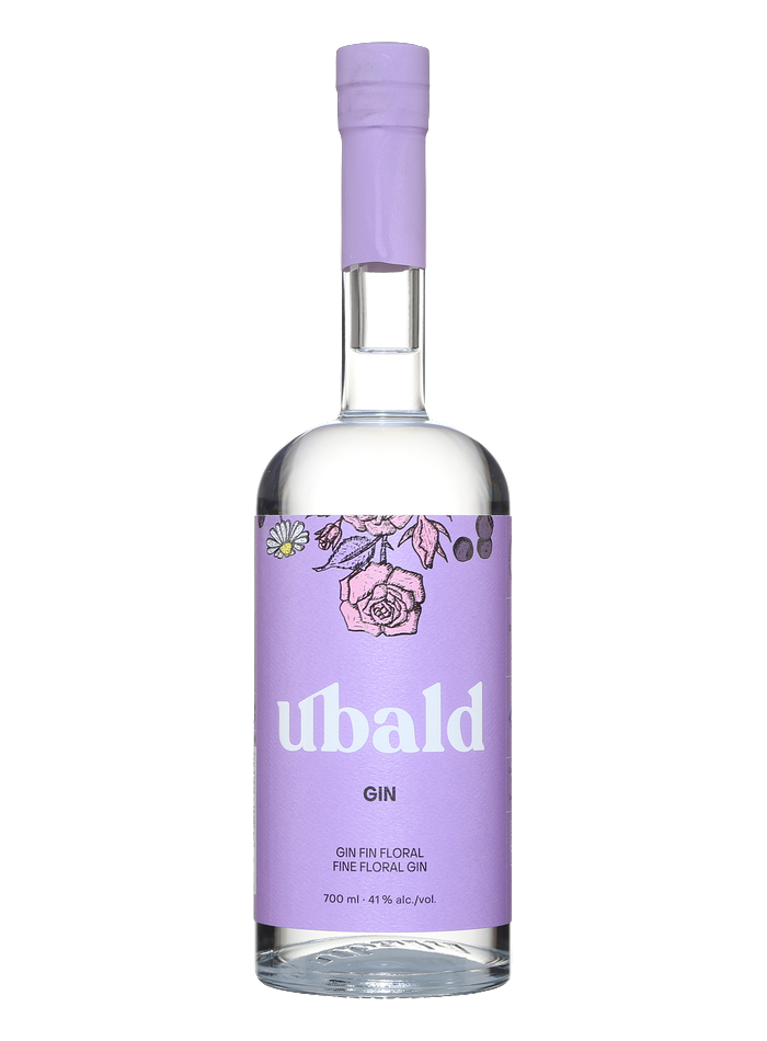 Ubald Gin fin floral bottle – Ubald