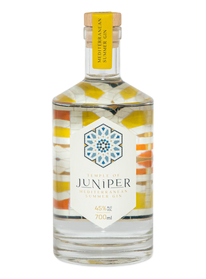 Temple of Juniper Mediterranean Summer Gin bottle – Temple of Juniper